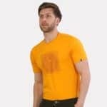 Lion Face Print Tee Yellow