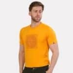 Lion Face Print Tee Yellow