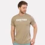 Territory Applique Tee – Beige