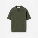 Knit Buttonless Olive