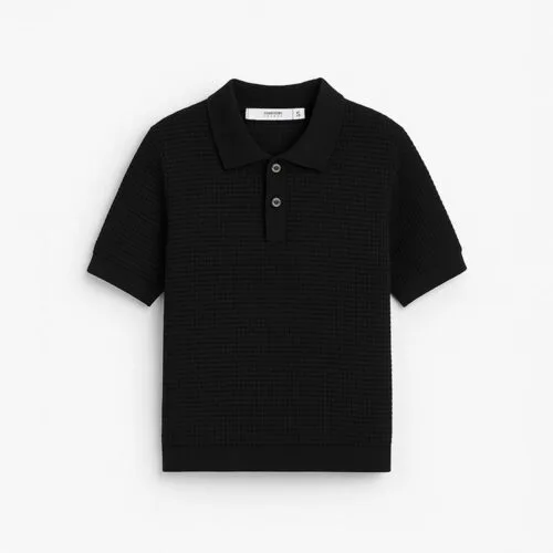 Home 23 Knit Button Black