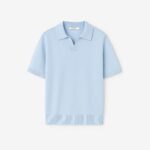 Knit Buttonless Light Blue 1 Light-Blue